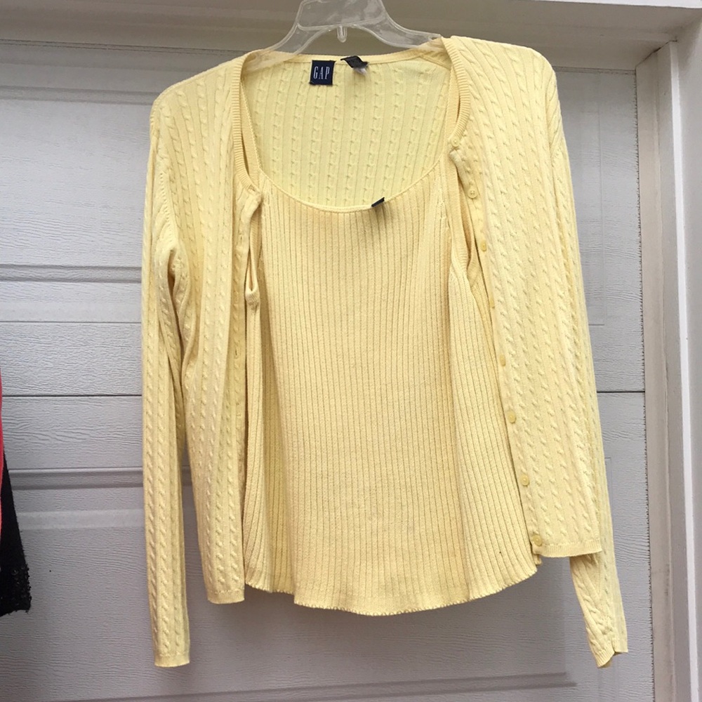 Cardigan sweater set